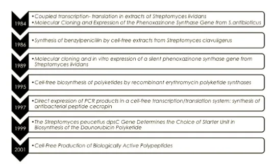 List of publications using the transcription and translation system called shufflon